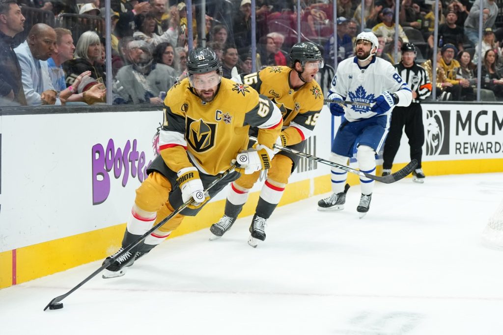 Golden Knights Beat Penguins 6-2 at T-Mobile Arena as Stone Runs the First Period