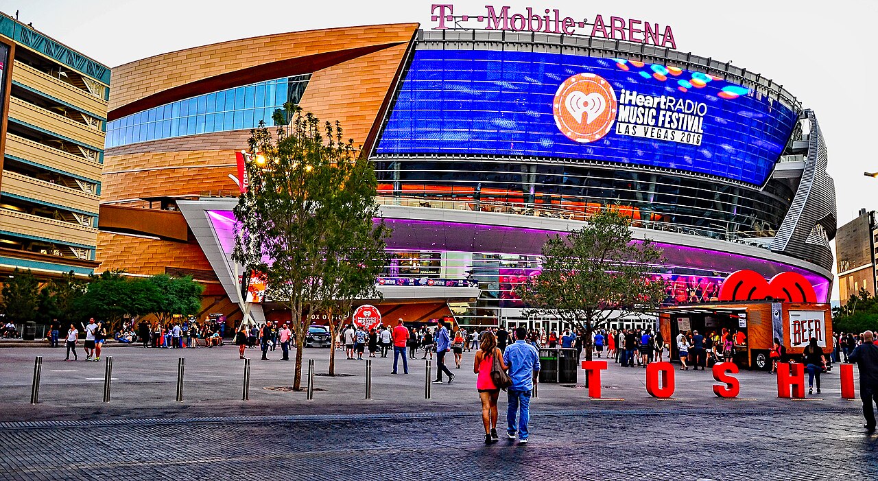 T-Mobile Arena on the Las Vegas Strip