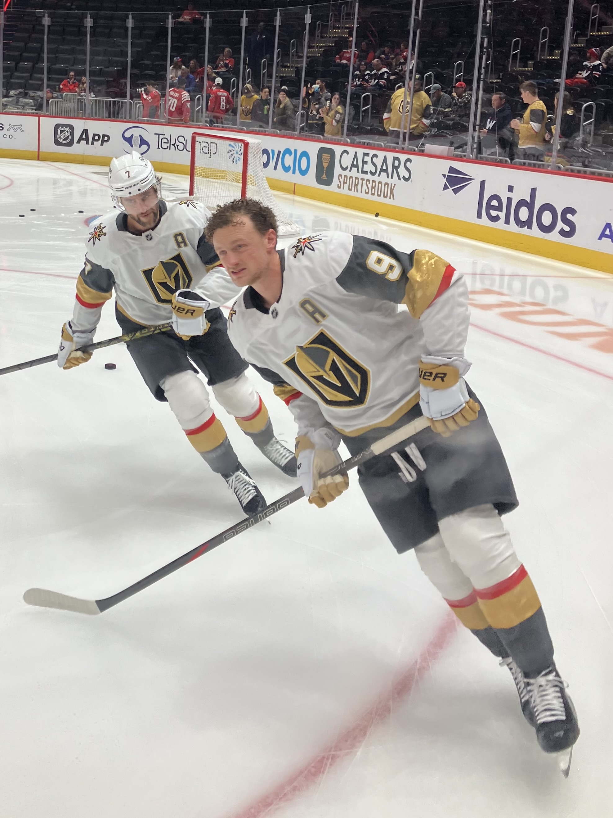 Action inside T-Mobile Arena during Golden Knights hockey