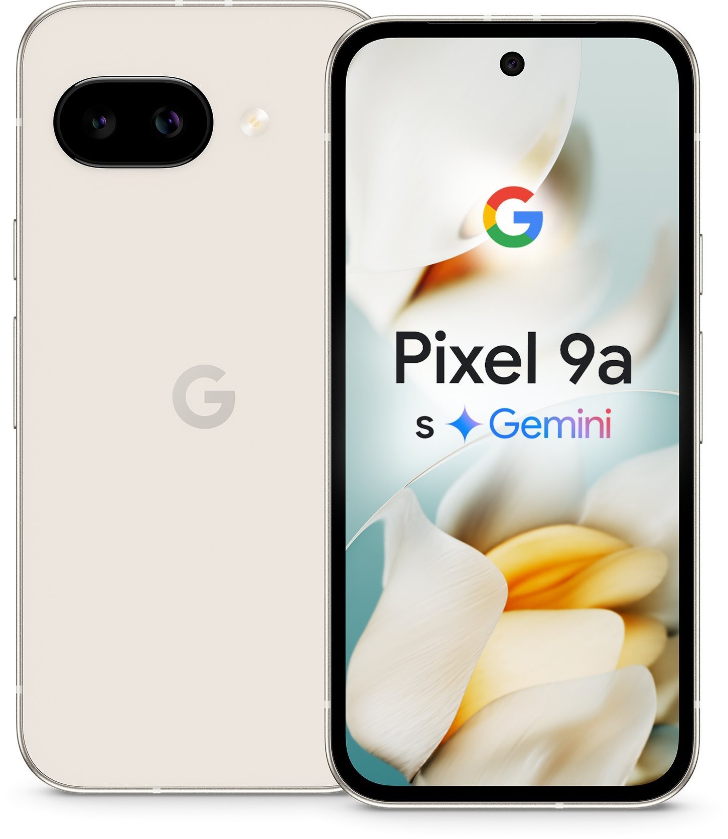 Google Pixel 9a phone with Gemini branding