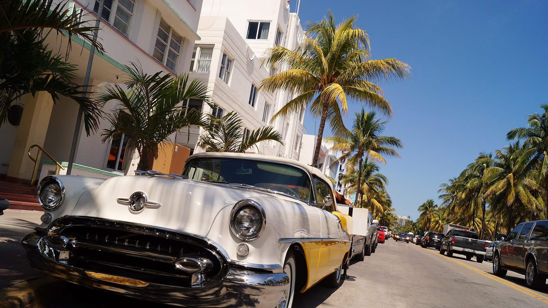 Ocean Drive in Miami Beach, Florida — the state GTA VI reimagines as Leonida (file photo)