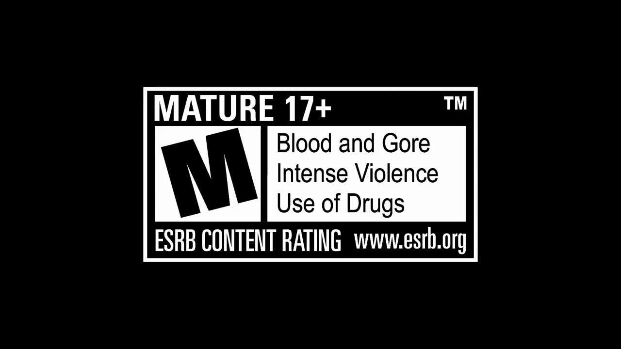 The ESRB Mature 17+ rating label for video games