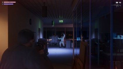 A robbery in progress inside a GTA VI shop
