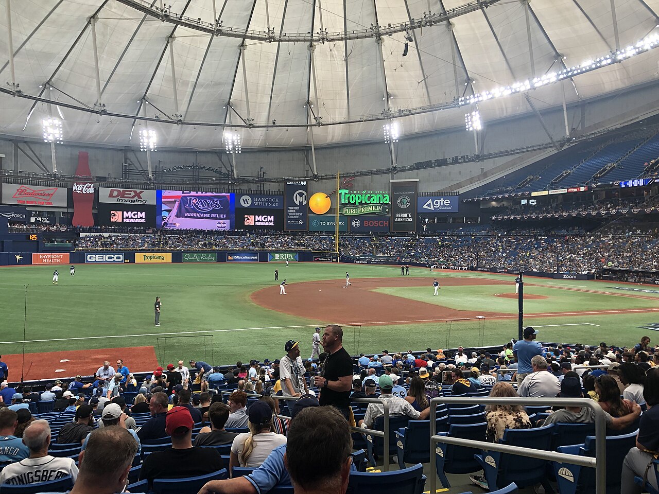 Tropicana Field in St. Petersburg, Florida