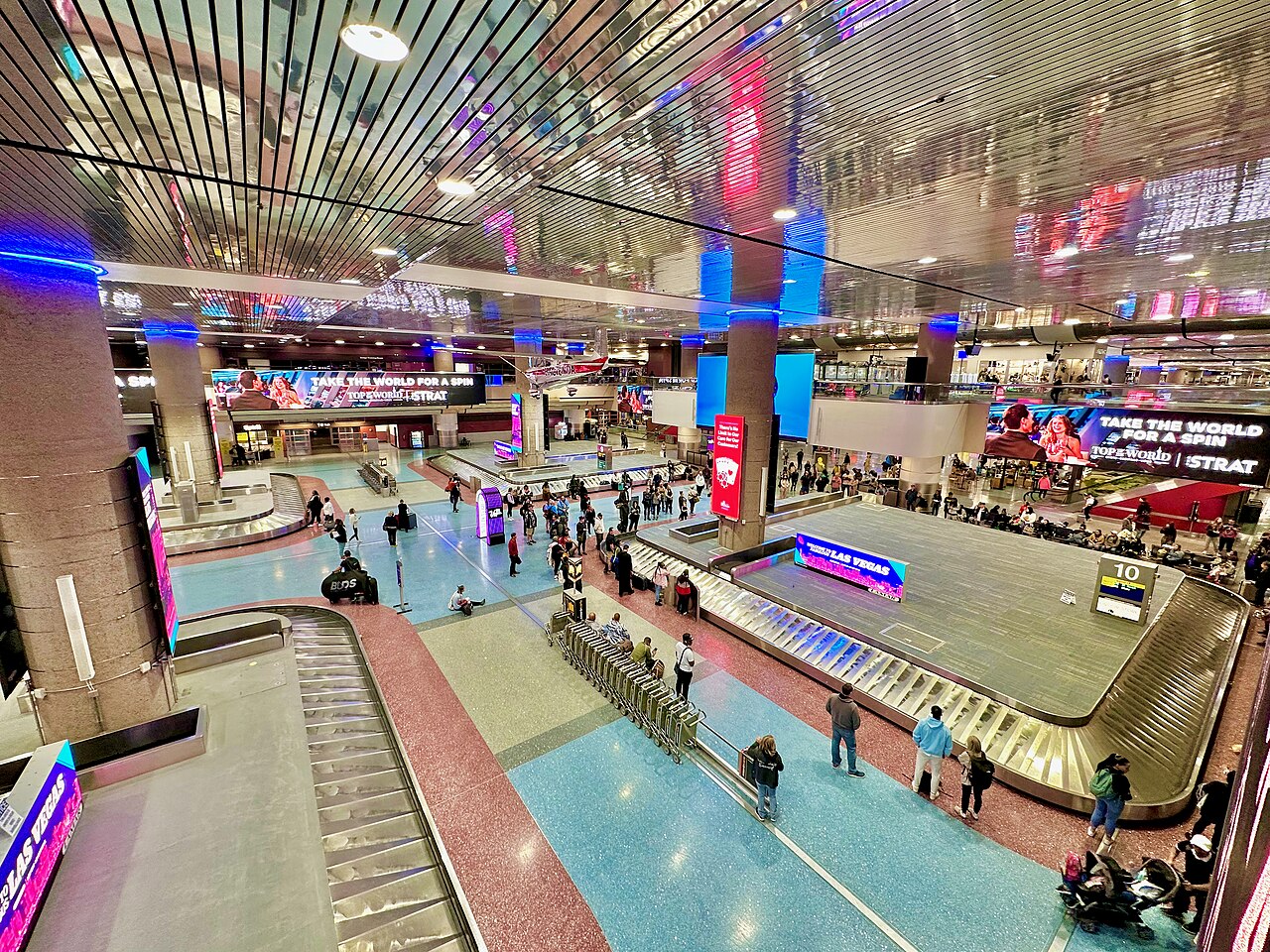 Baggage claim carousels at Harry Reid International Airport (file photo)