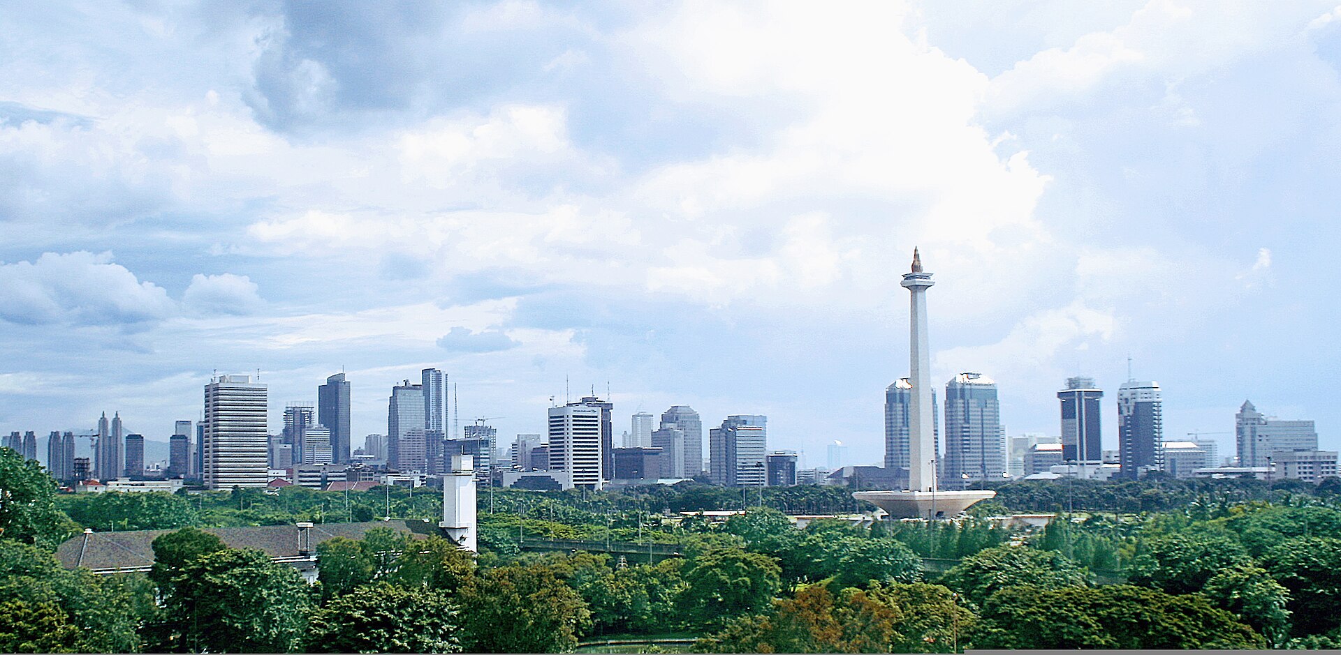Panorama of the Jakarta skyline (file photo)