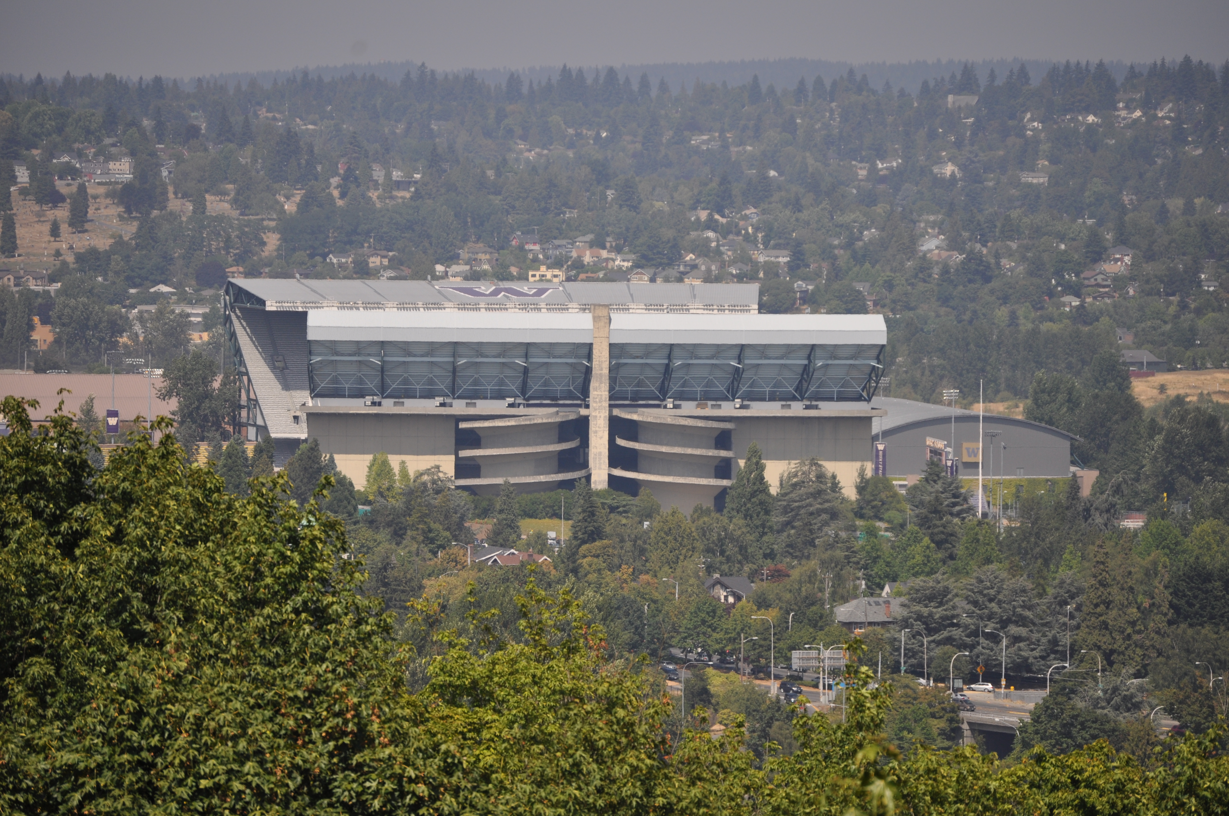 Husky Stadium in Seattle, where Iowa beat Washington 41-24 on Friday night
