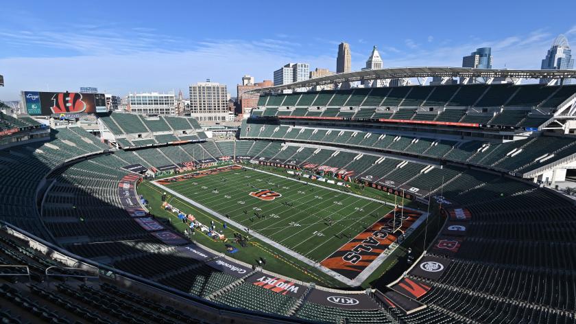 Paycor Stadium, home of the Cincinnati Bengals.