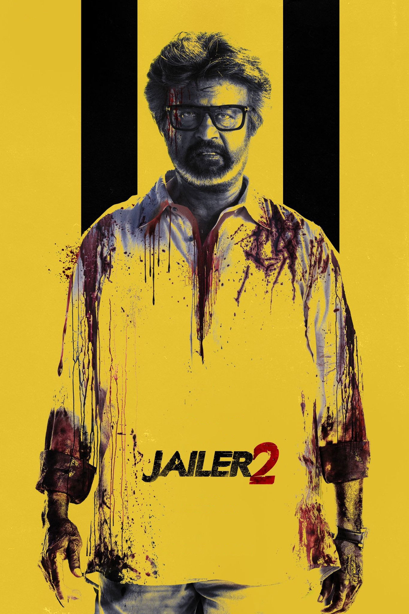 Official Jailer 2 poster art featuring Rajinikanth as Tiger Muthuvel Pandian
