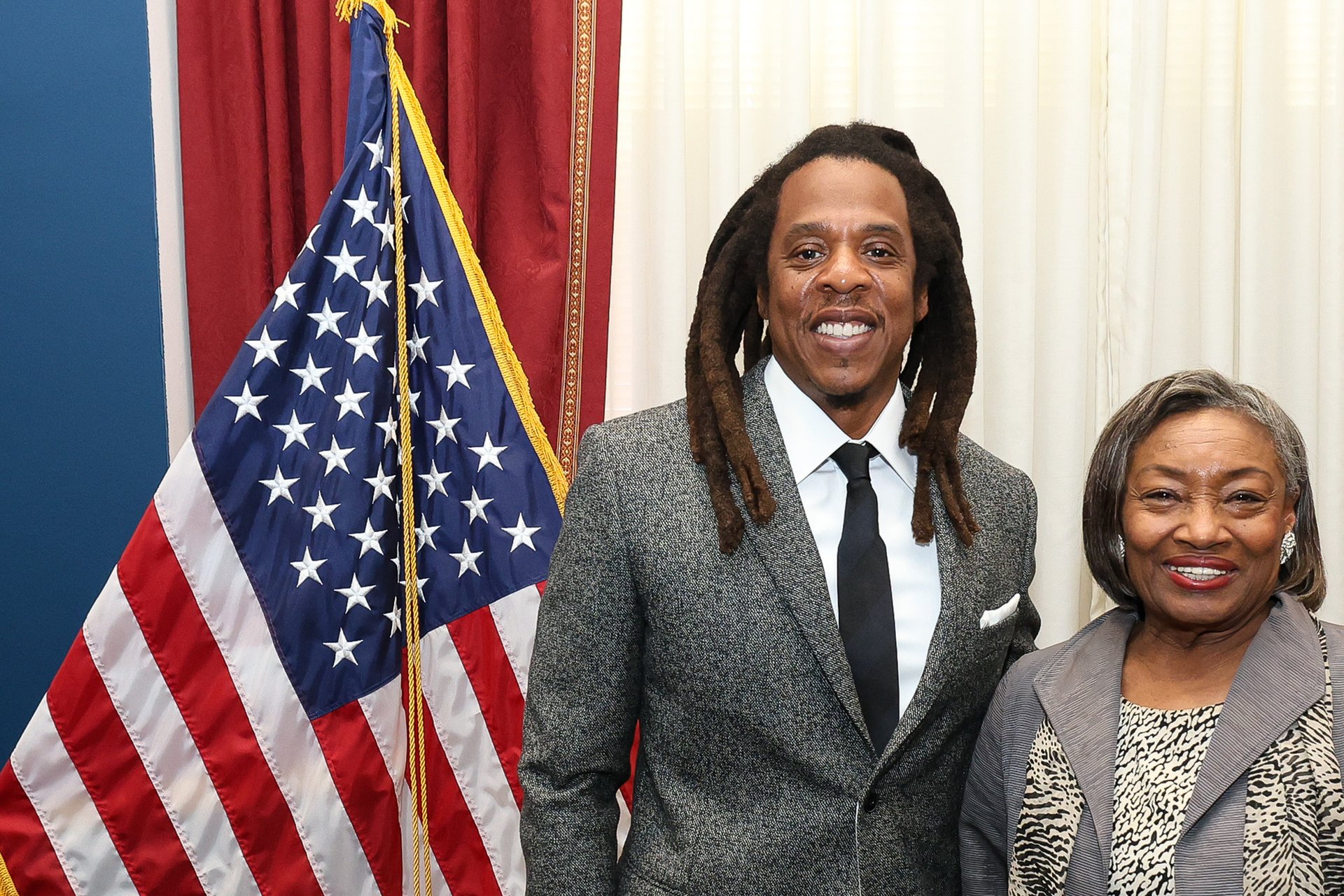 Jay-Z at the New York State Capitol in Albany, May 2025