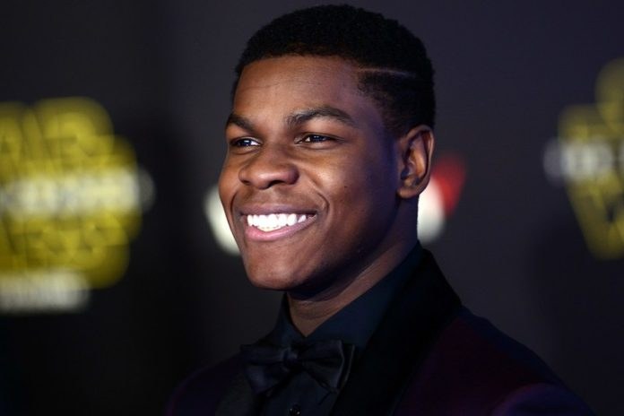 John Boyega at a Star Wars premiere event