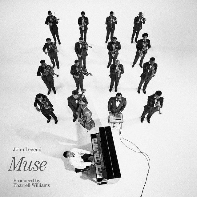 Cover art for John Legend's album 'Muse', produced by Pharrell Williams.