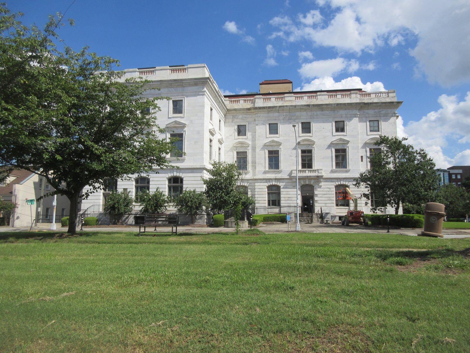 Downtown Macon, Georgia, home of the Atrium Health Amphitheater where Pardi's October 2 show was postponed