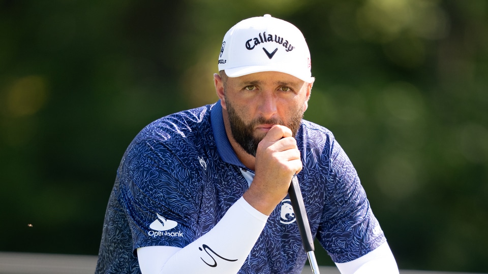 Jon Rahm during competition.