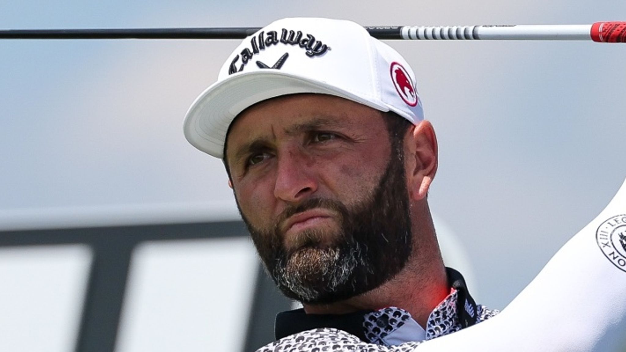 Jon Rahm in action during a LIV Golf event, after his lawyer told a bankruptcy court the two-time major champion is leaving the league.