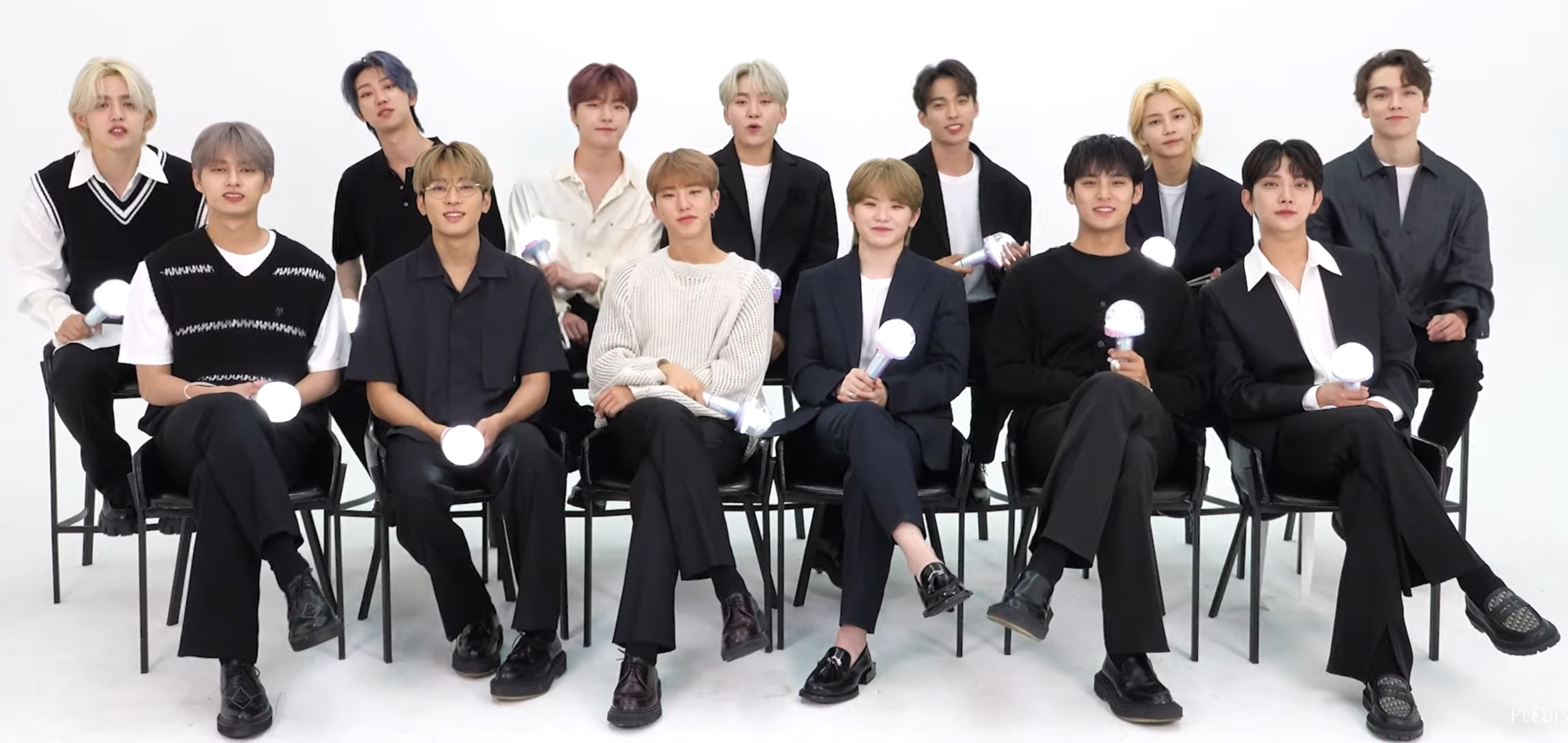 SEVENTEEN performing as a full group, file photo — JxJ is the duo of members Jeonghan and Joshua