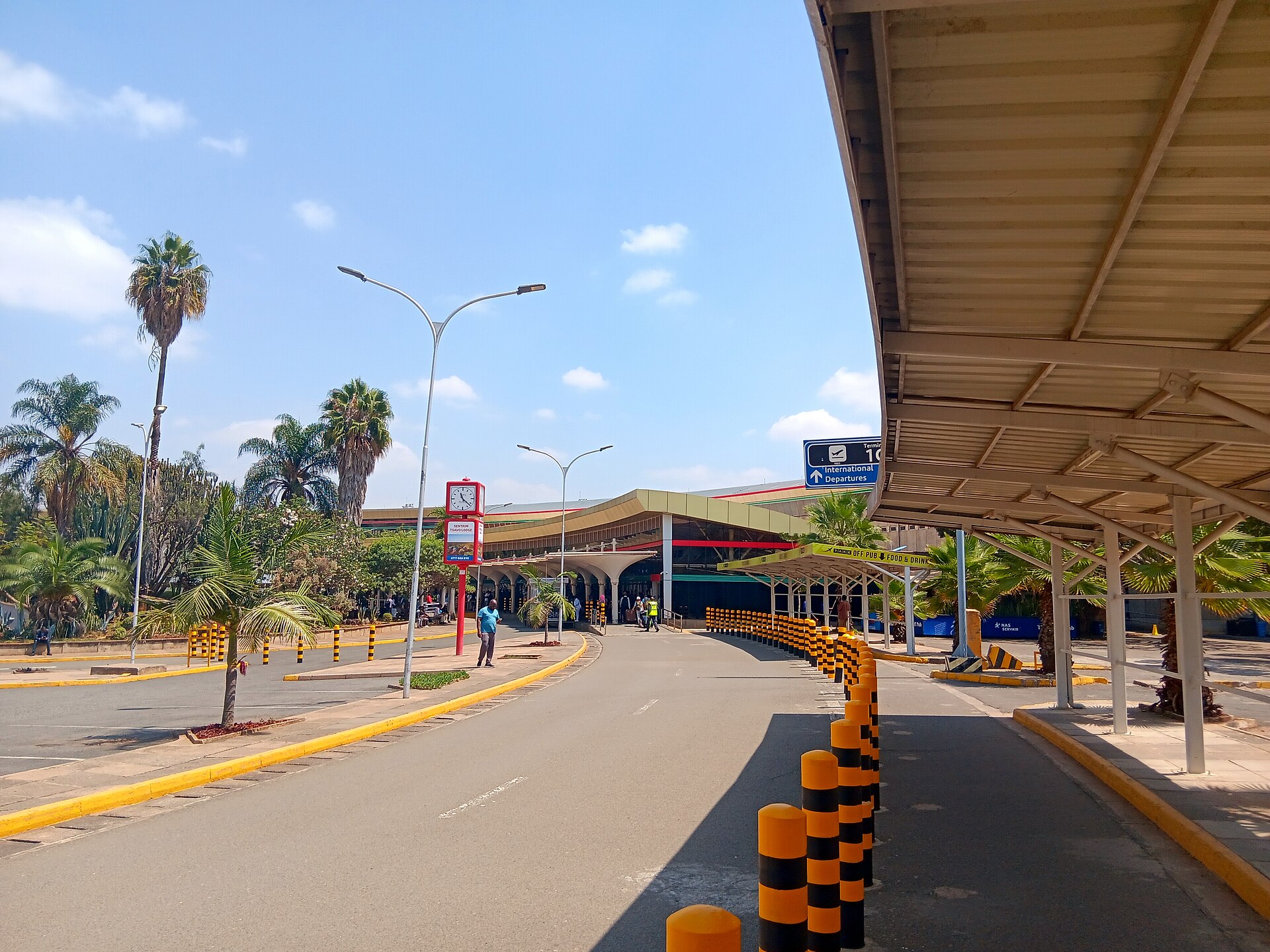 The terminal building at Jomo Kenyatta International Airport in Nairobi, where Kenya has strengthened screening