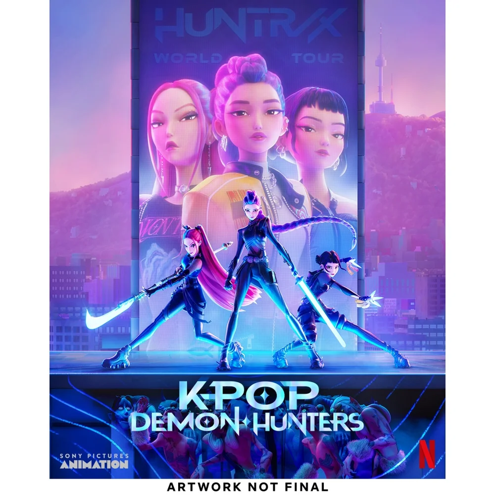 KPop Demon Hunters Blu-ray cover art