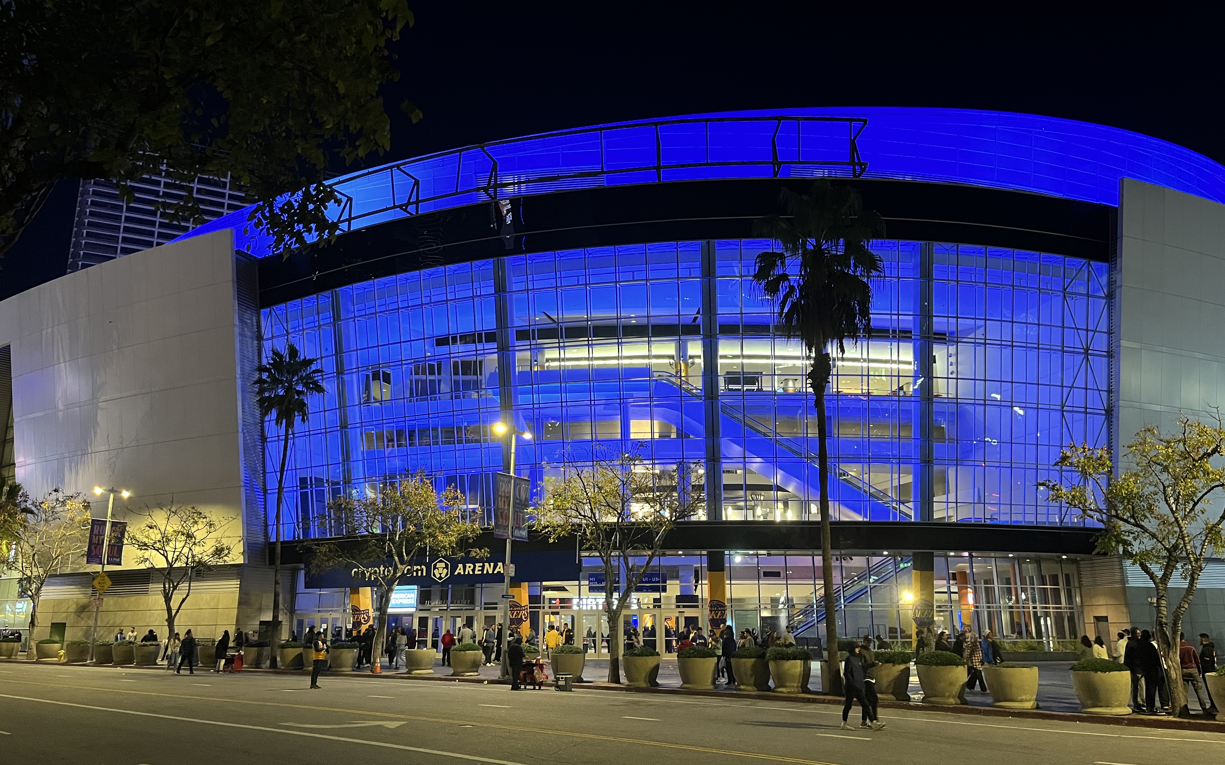 Crypto.com Arena, home of the Los Angeles Lakers