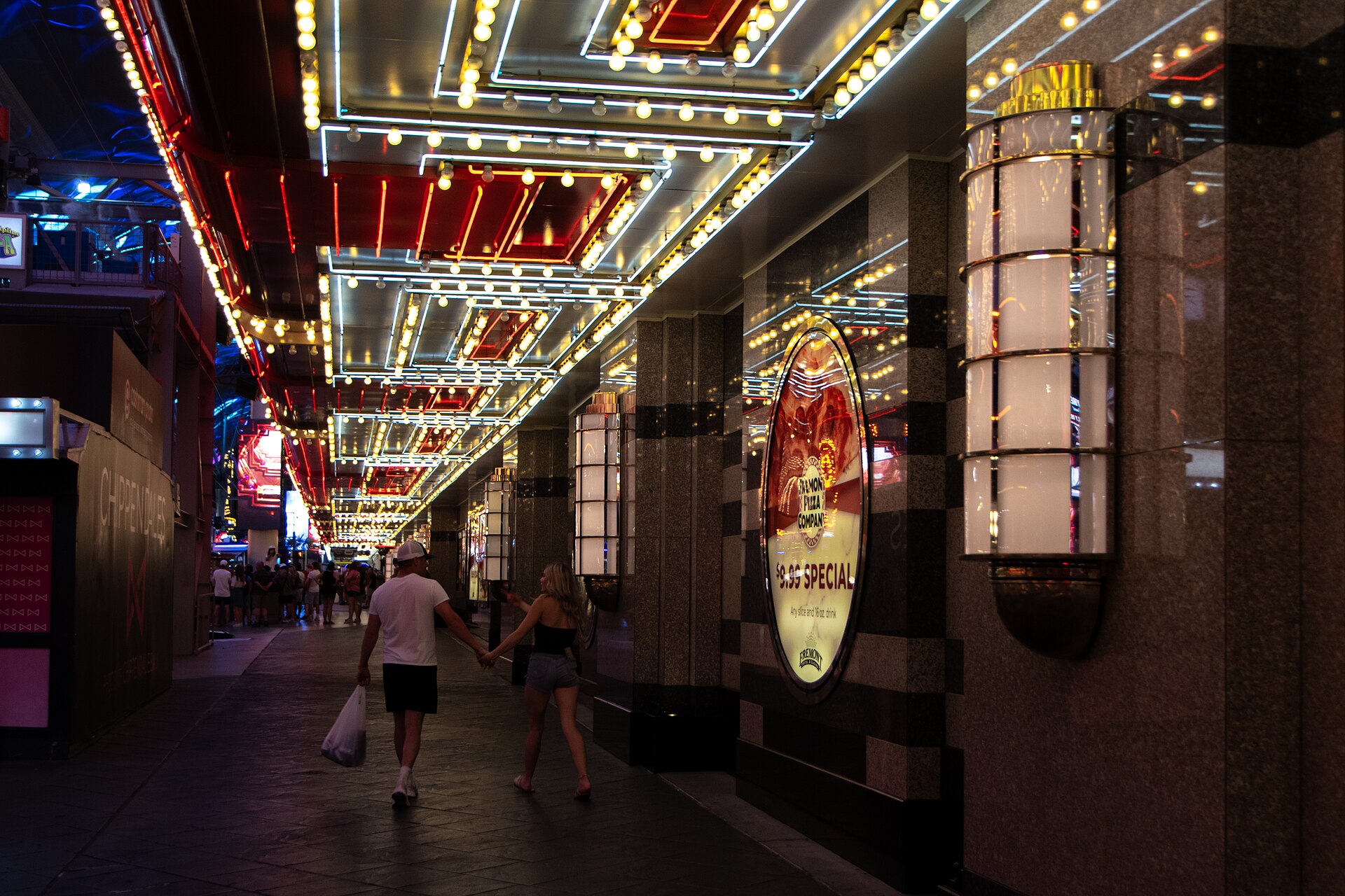 Downtown Las Vegas near the festival venue (file photo)
