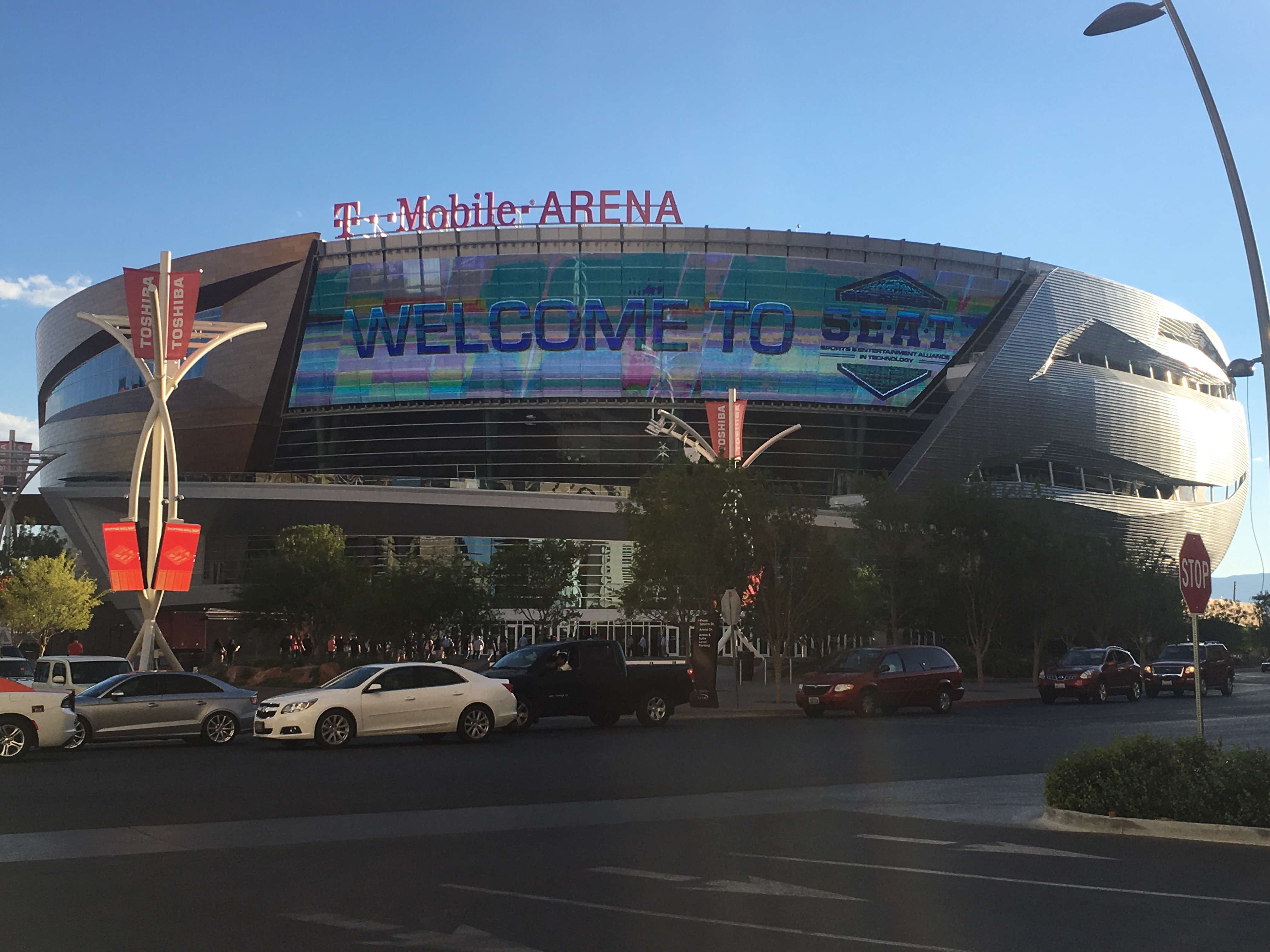 T-Mobile Arena in Las Vegas.