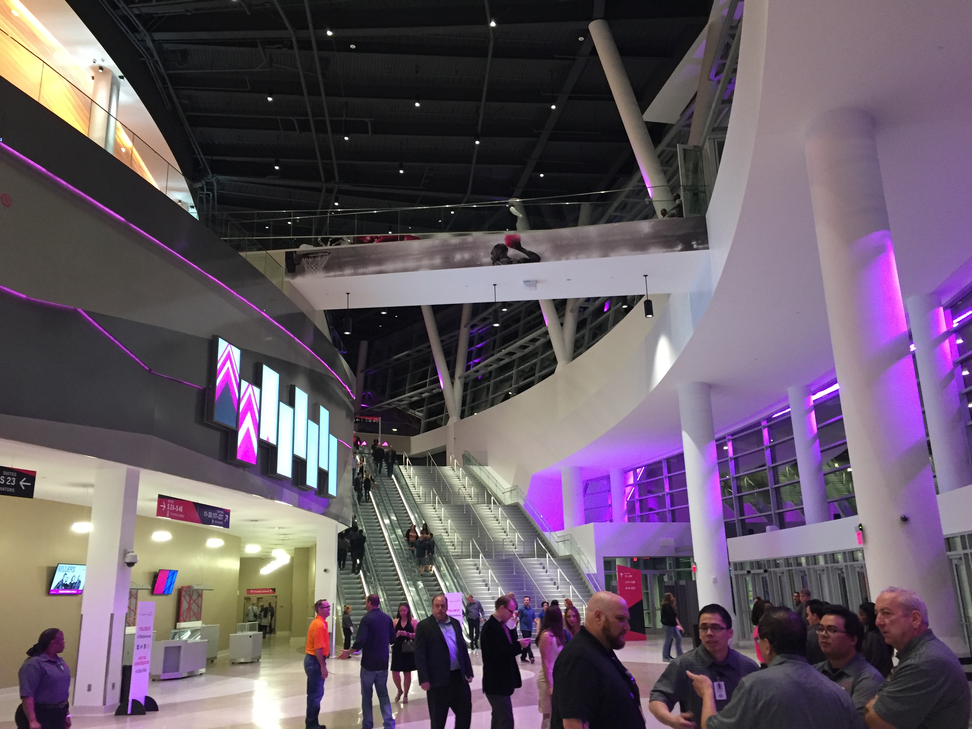 Inside T-Mobile Arena in Las Vegas on a hockey night (file photo)