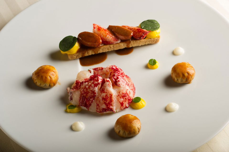 A plated fine-dining dish at Lilli in Las Vegas