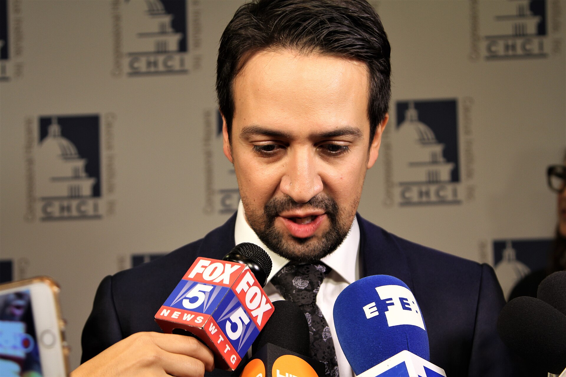Lin-Manuel Miranda photographed during an interview