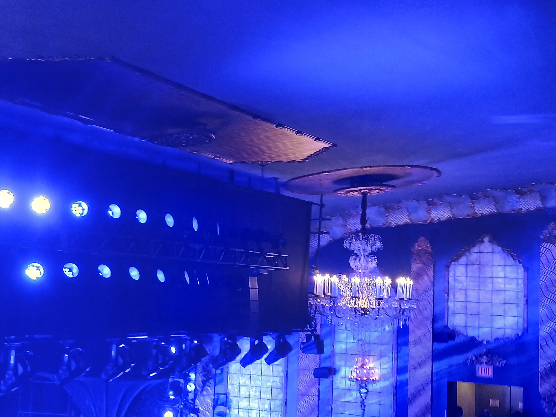 The Lunt-Fontanne Theatre on Broadway in New York
