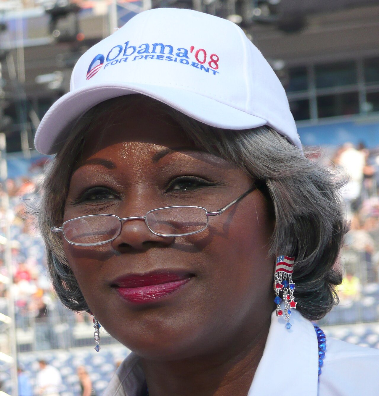 Virginia state Sen. L. Louise Lucas at the 2008 Democratic National Convention in Denver.