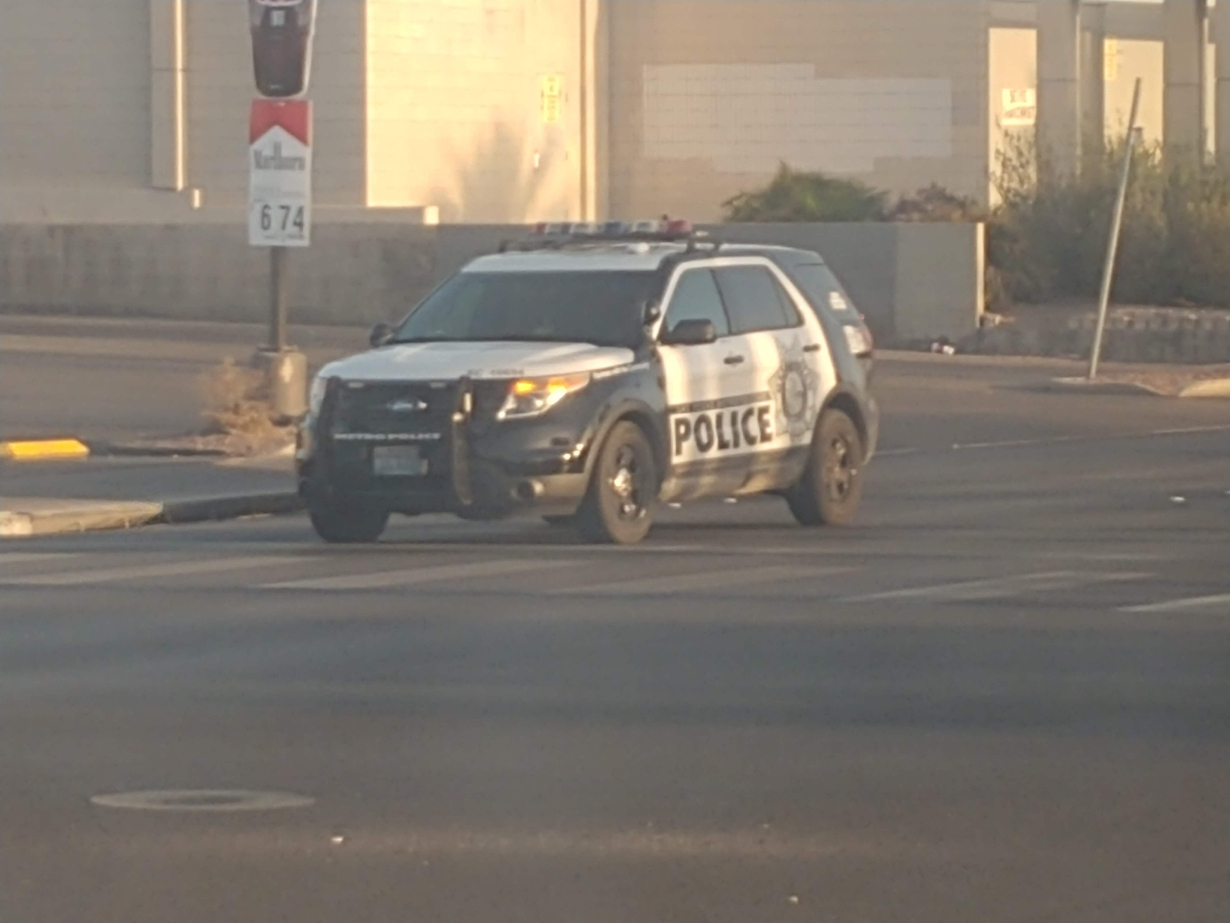 A Las Vegas Metropolitan Police Department patrol vehicle in Las Vegas (file photo)