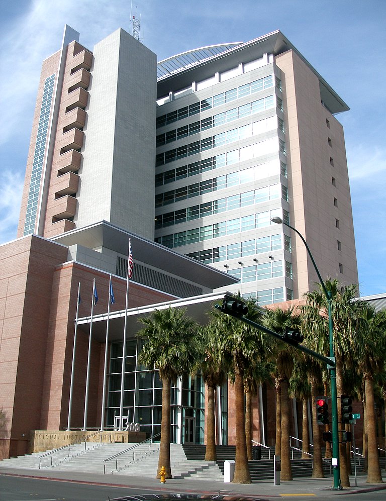 The Regional Justice Center in downtown Las Vegas (file photo)