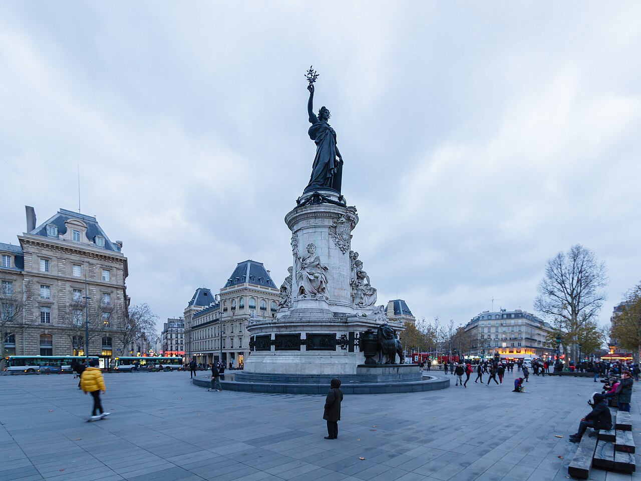 Place de la Republique in Paris (file photo)