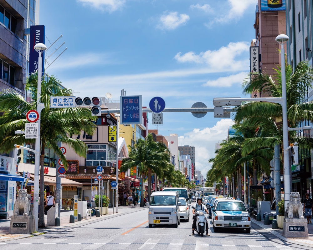 Daytime view of Naha, Okinawa's prefectural capital.