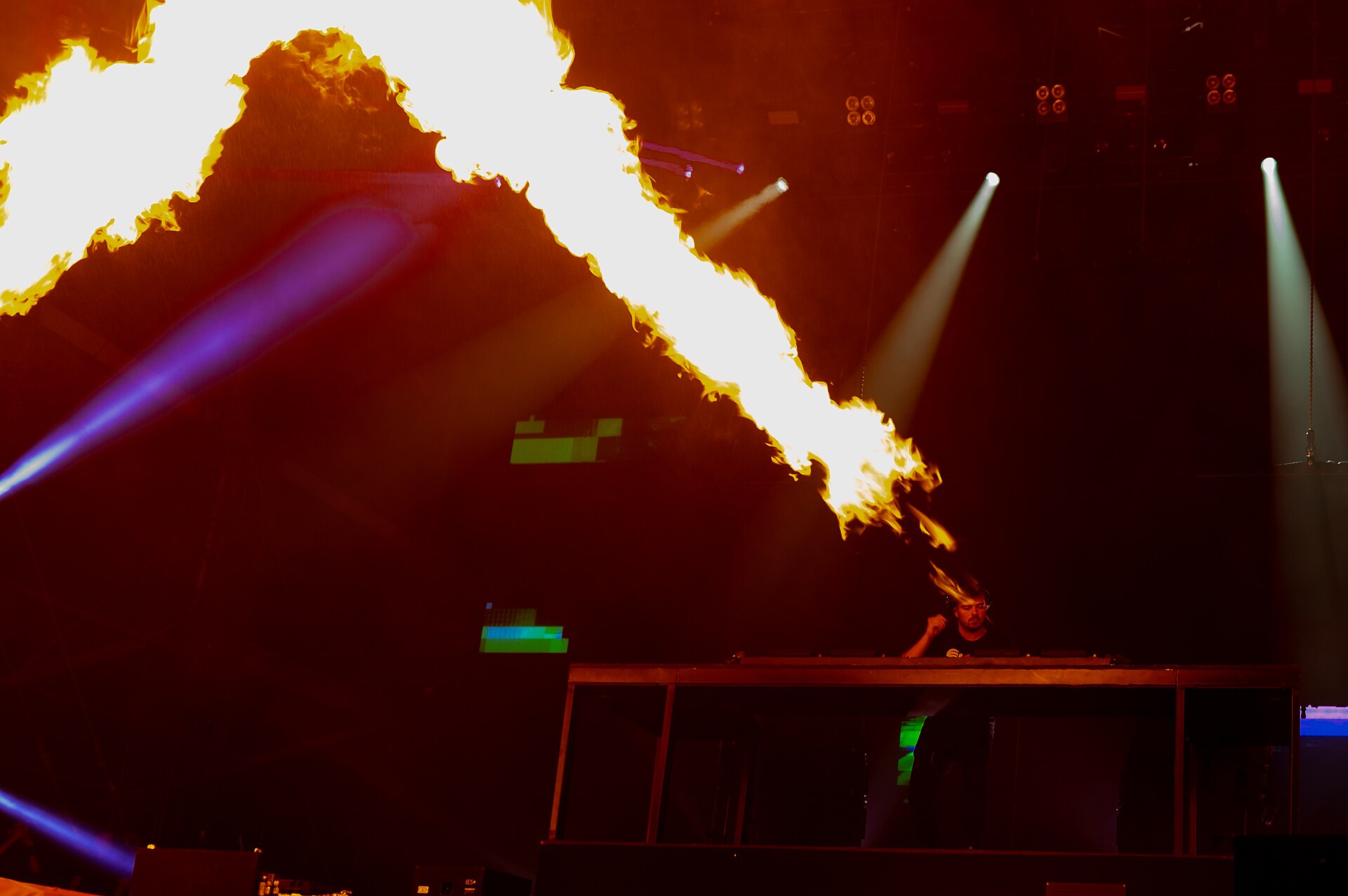 Martin Garrix performing live on stage