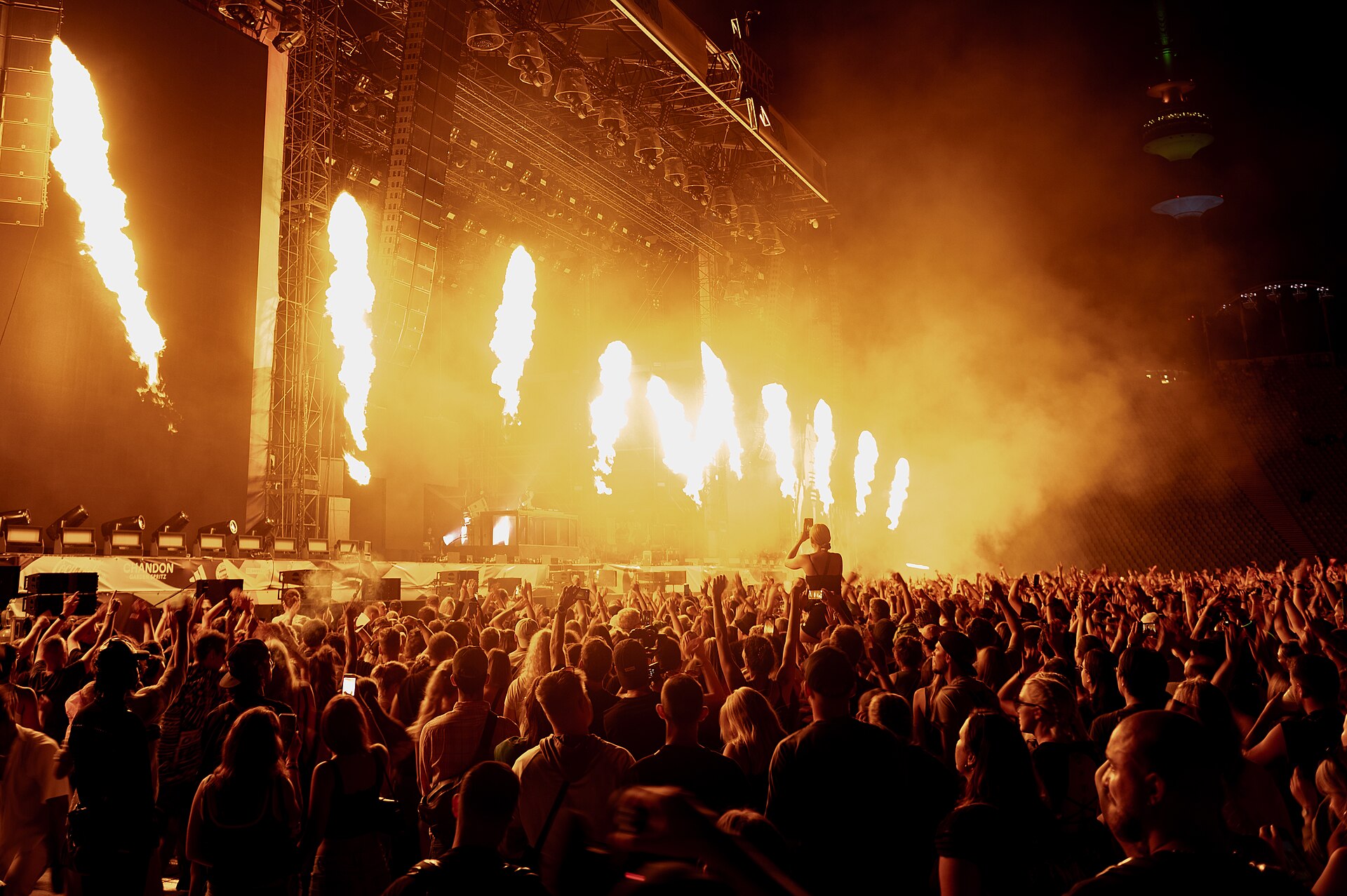 Martin Garrix performing live on stage