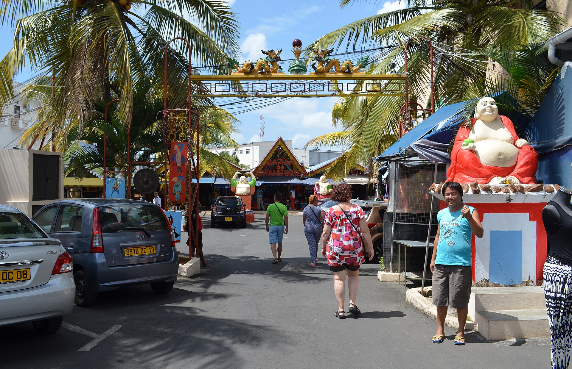 The bazaar at Grand Baie, Mauritius