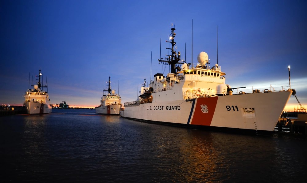 A U.S. Coast Guard cutter at sea (file photo)