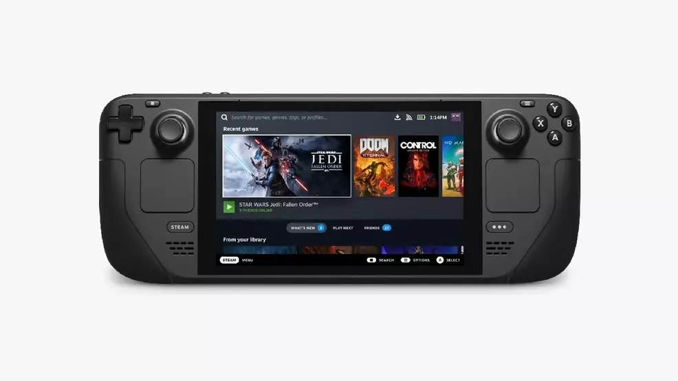 Steam Deck handheld gaming console