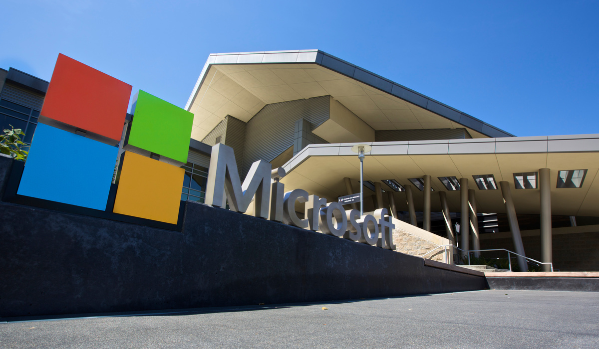 Microsoft's headquarters in Redmond, Washington, photographed in daylight