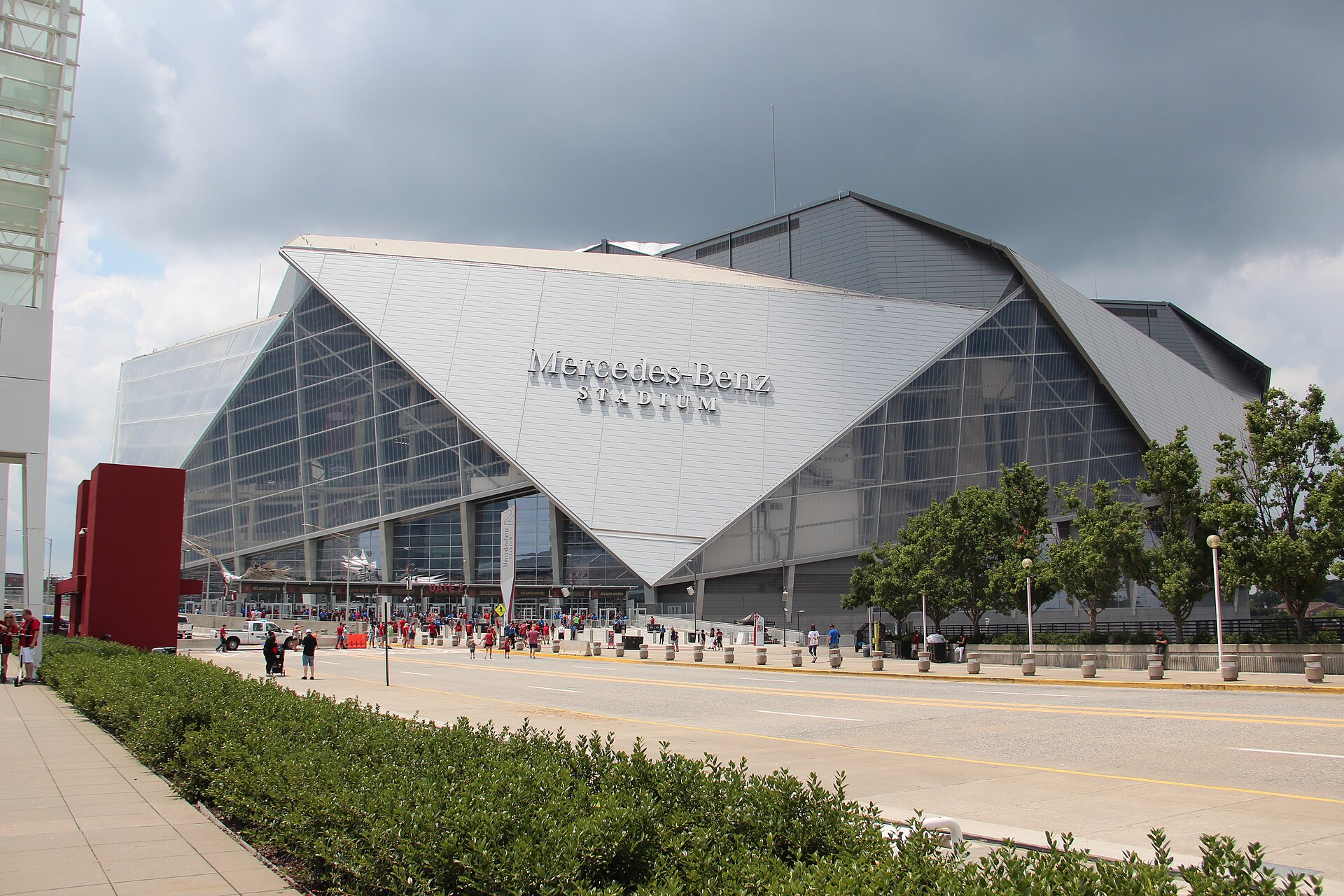 Mercedes-Benz Stadium in Atlanta, venue for Atlanta United vs Inter Miami, file photo