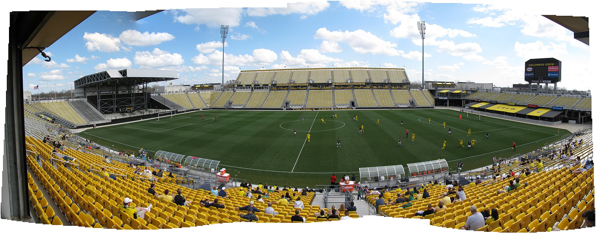 Columbus Crew home stadium during an MLS match (file photo)