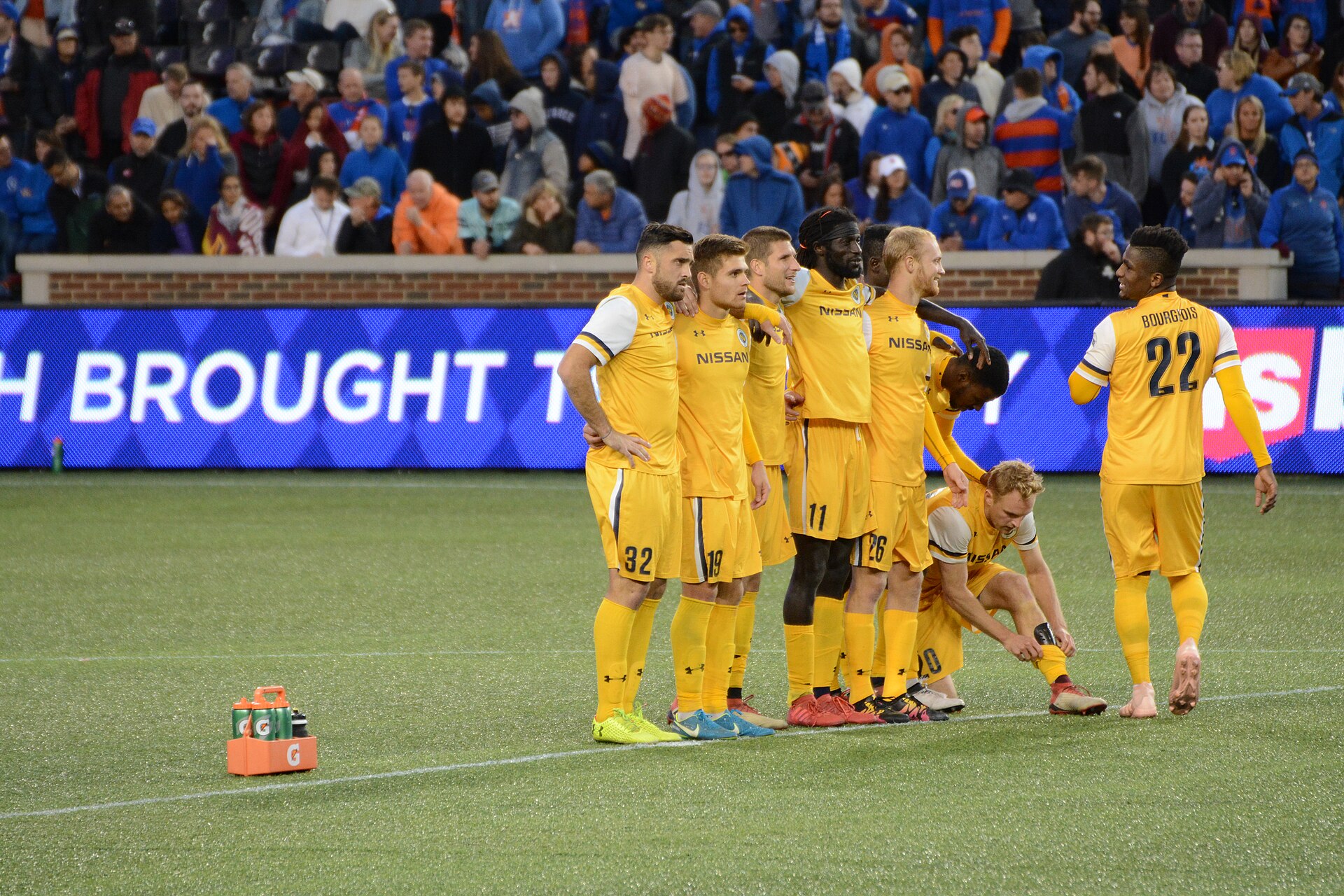 Nashville SC supporters during an MLS match (file photo)