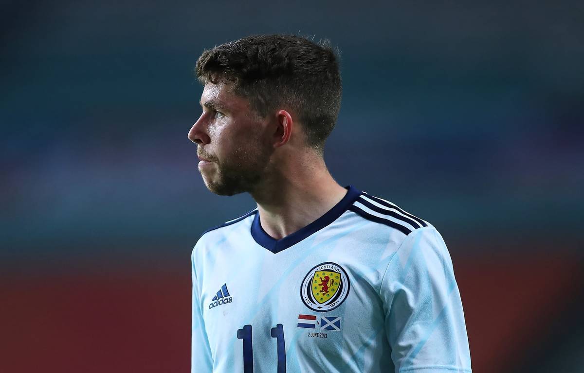 Ryan Christie in the Scotland shirt