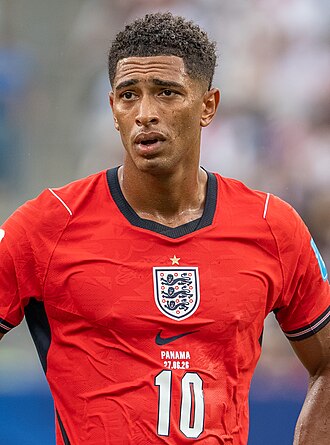 Jude Bellingham in the England shirt