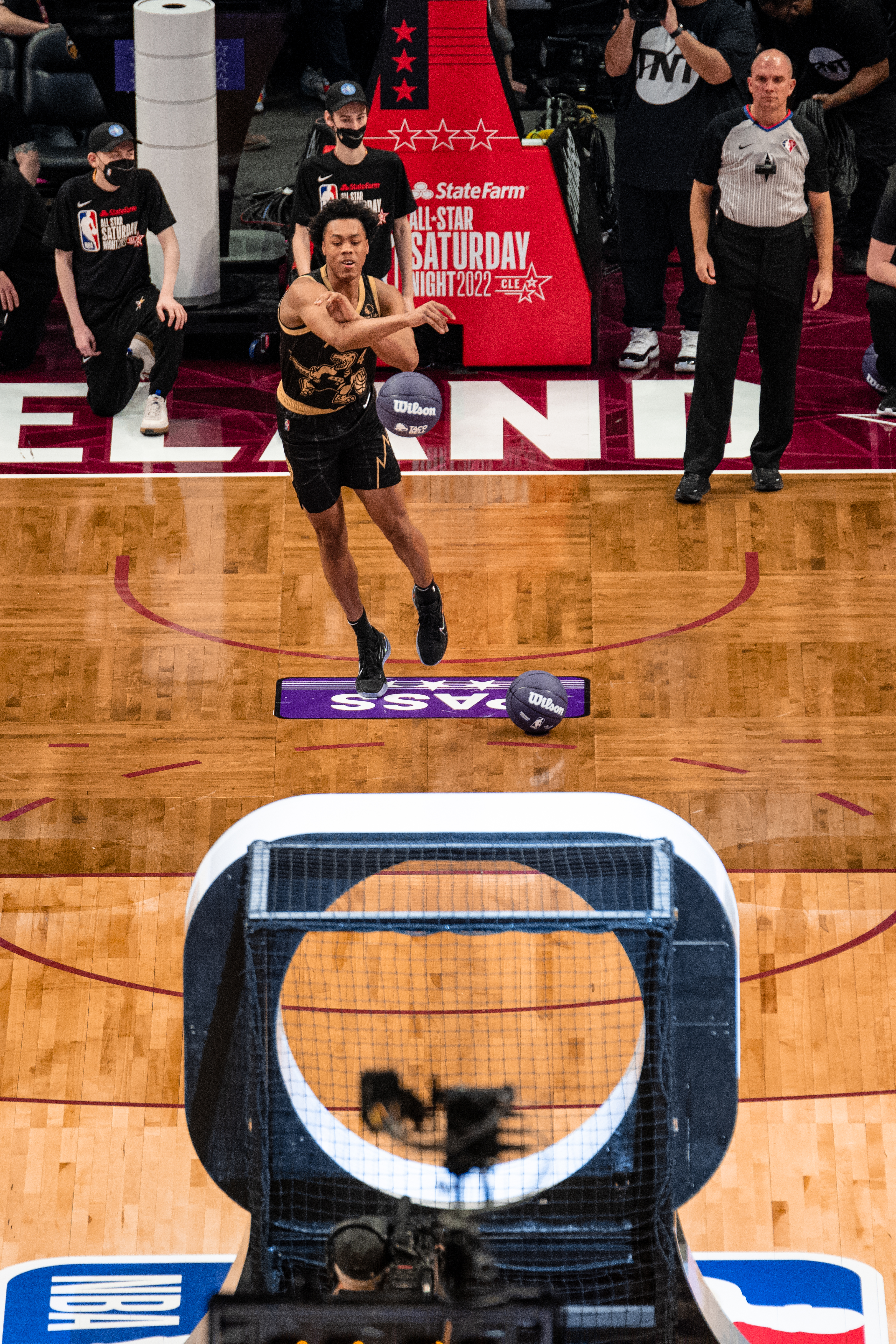 Scottie Barnes of the Toronto Raptors in uniform