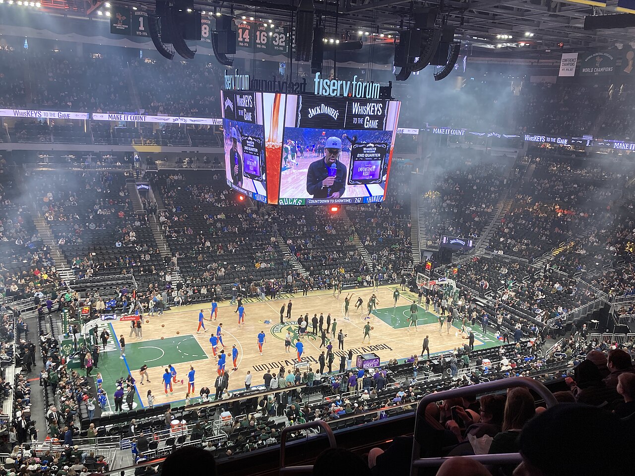 Oklahoma City Thunder home arena during a game (file photo)