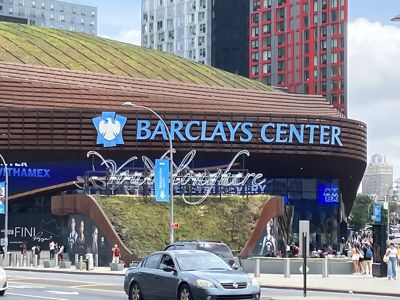 Barclays Center in Brooklyn, home of the Nets.