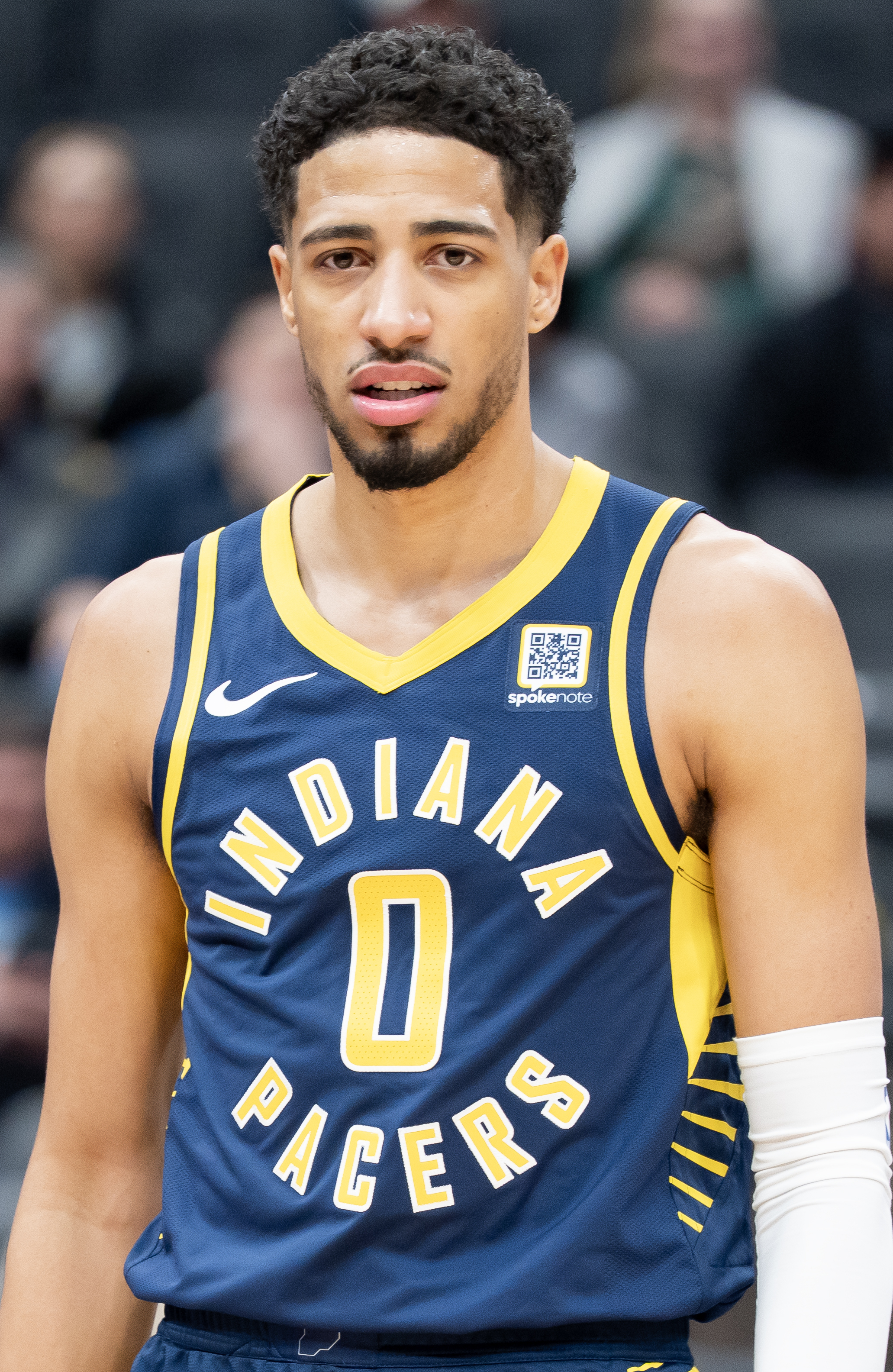 Tyrese Haliburton in an Indiana Pacers uniform