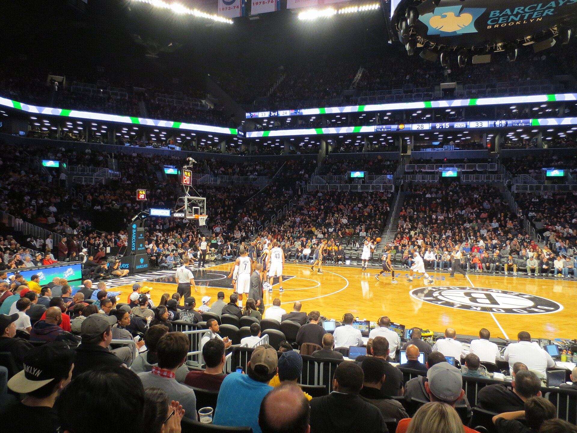 Brooklyn Nets in action at Barclays Center (file photo)